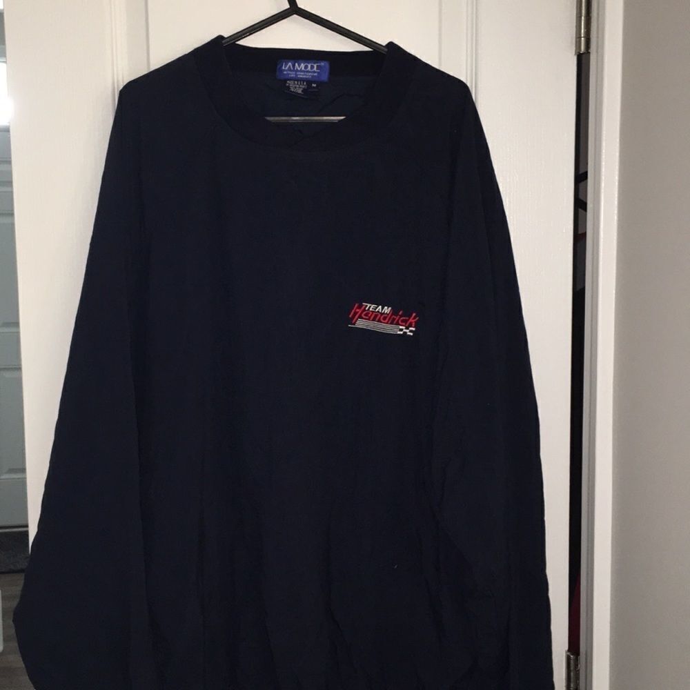 Blue Team Hendrick NASCAR Auto dealer golf jacket